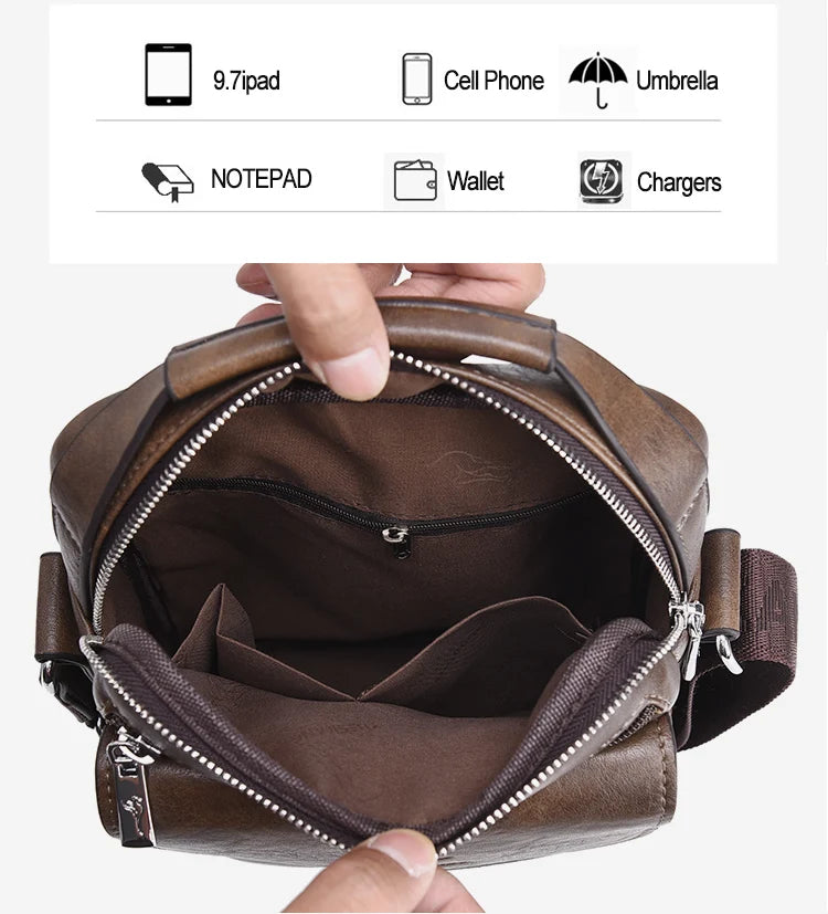 Mini Leather Crossbody Bag | Olaz-TN02