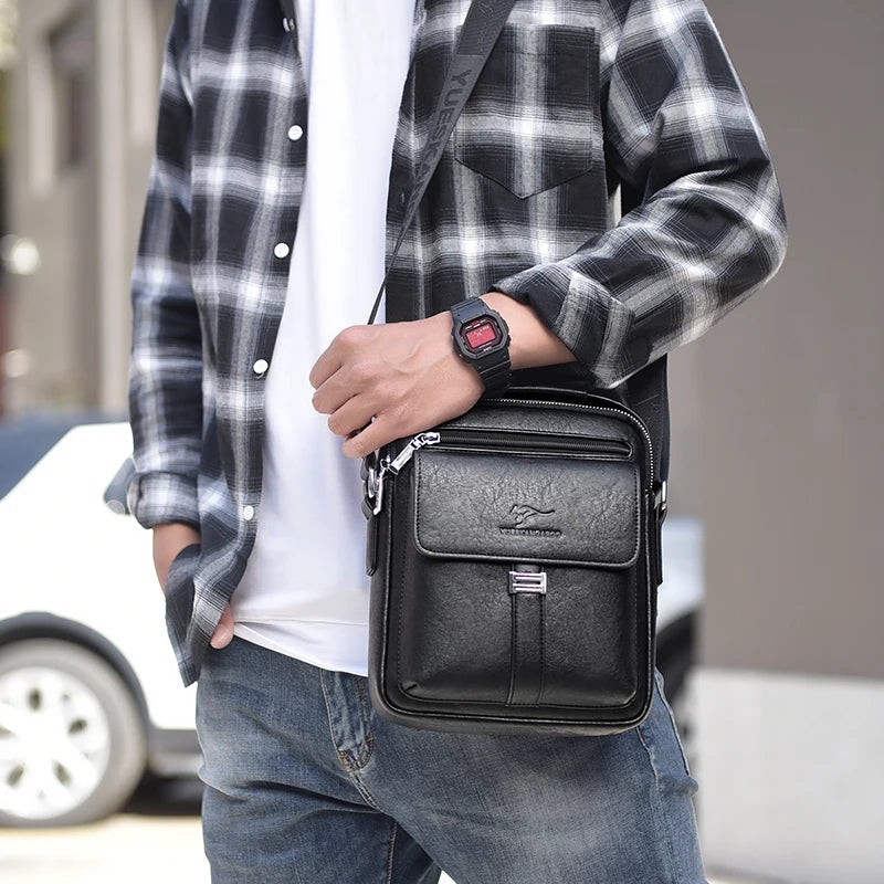 Mini Leather Crossbody Bag | Olaz-TN02