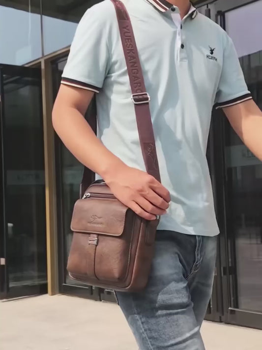 Mini Leather Crossbody Bag | Olaz-TN02